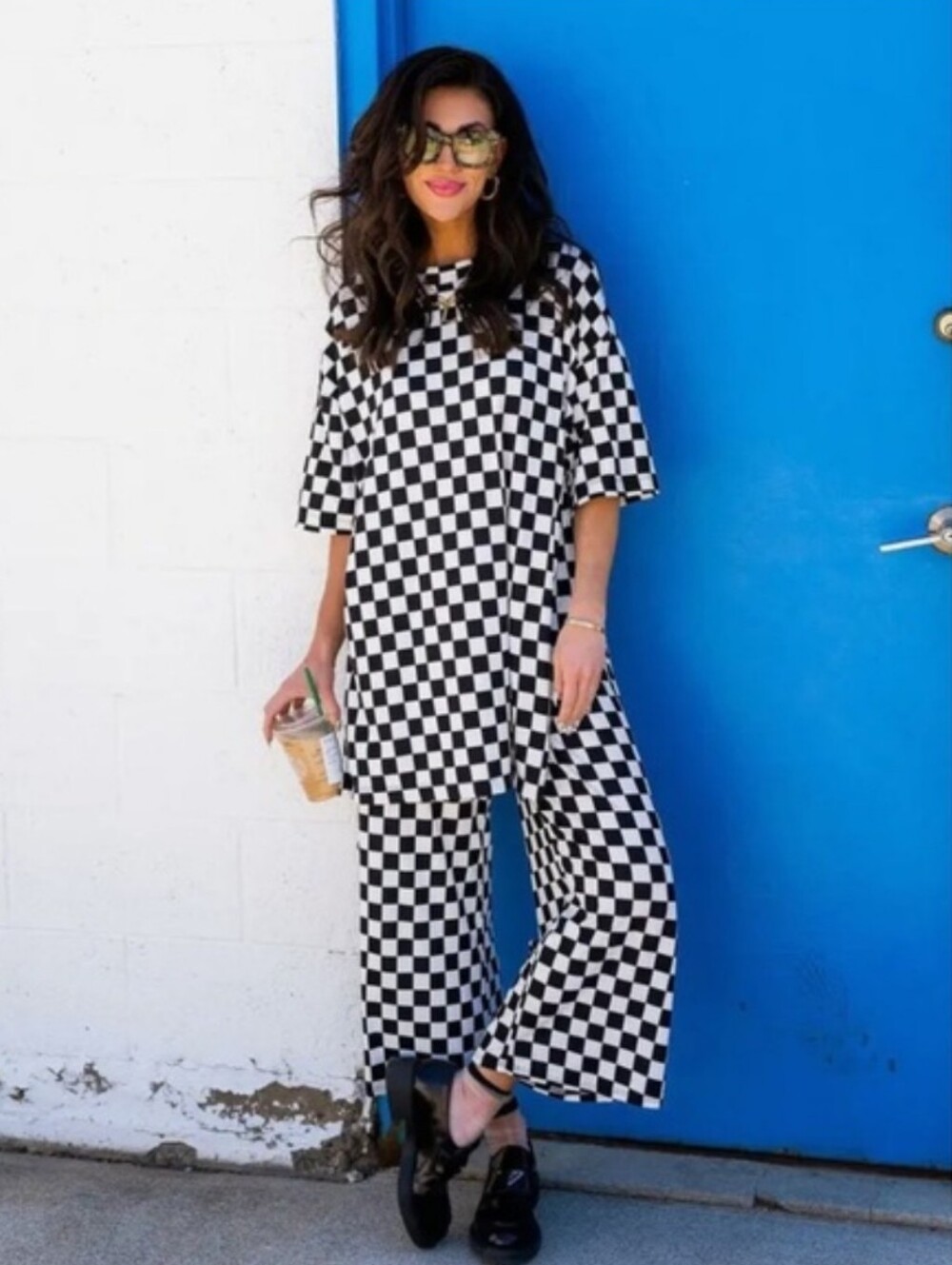 Dressed In Lala Lex Ribbed Oversize T-Shirt Size XL